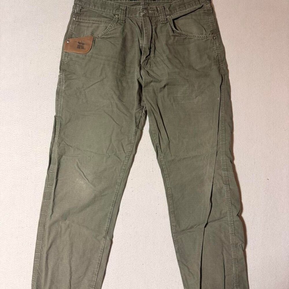 Wrangler Men's Khaki and Green Trousers